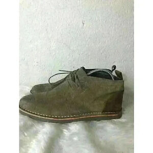 Franco Fortini Mens Size 7.5 Hudson Chukka Brown Suede Upper Leather Ankle Boots